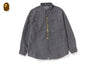 A BATHING APE APPLIQUE BD LOOSE FIT SHIRT