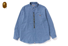 A BATHING APE APPLIQUE BD LOOSE FIT SHIRT