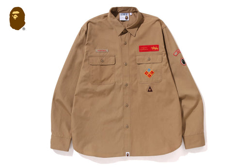 BAPE RELAXED FIT BOYSCOUT SHIRT