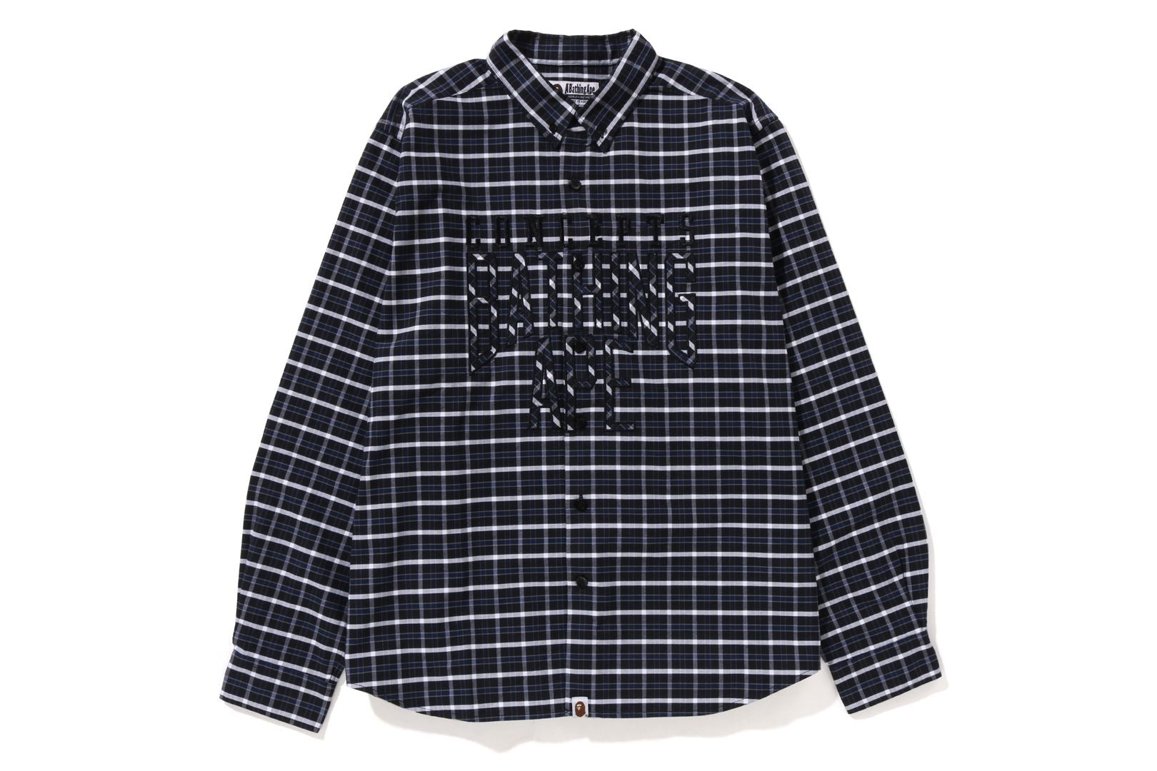 A BATHING APE グラデーションチェック BDシャツ M A BATHING APE グラデーションチェック BDシャツ M - メルカリ