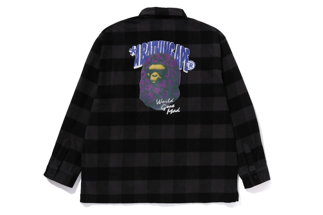 BLOCK CHECK SHIRT | bape.com