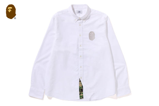 APE HEAD EMBROIDERY OXFORD SHIRT