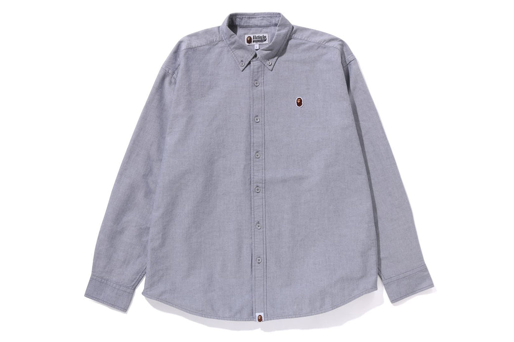 APE HEAD ONE POINT OXFORD SHIRT