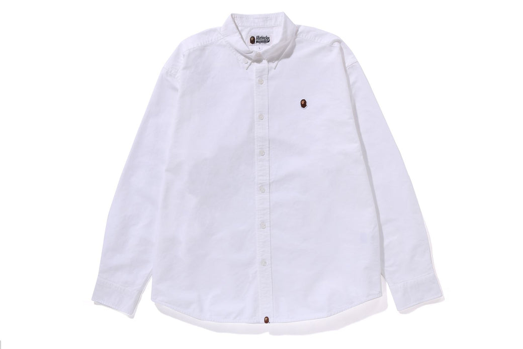 APE HEAD ONE POINT OXFORD SHIRT