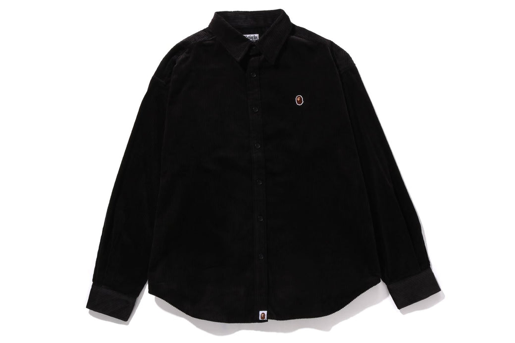 APE HEAD ONE POINT CORDUROY SHIRT | bape.com