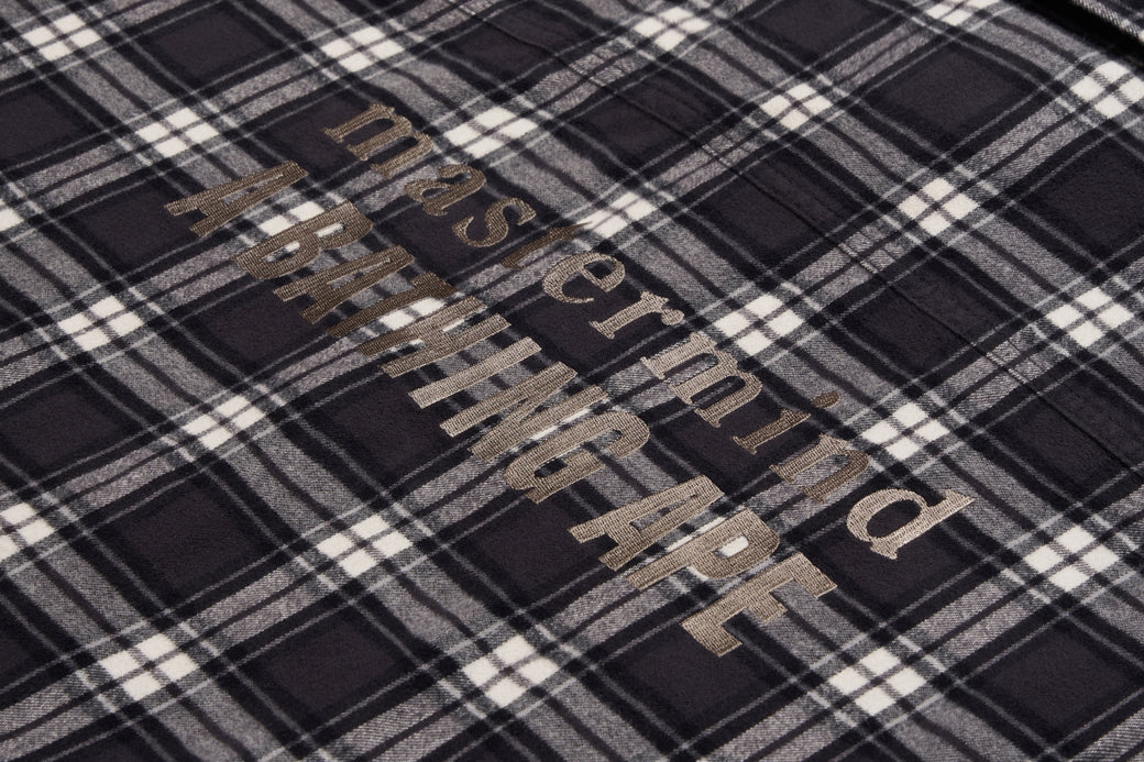 【 BAPE X MMJ 】BLOCK CHECK LS SHIRT