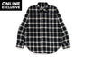 ONE POINT CHECK SHIRT M BAPEC