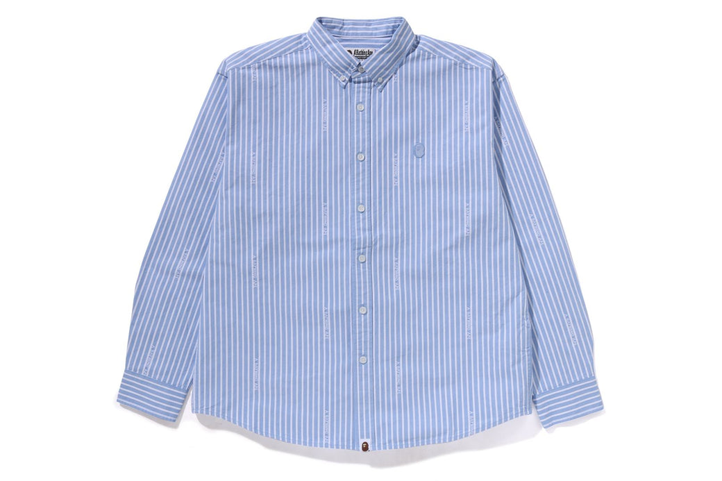 APE HEAD ONE POINT LOGO STRIPES SHIRT | bape.com