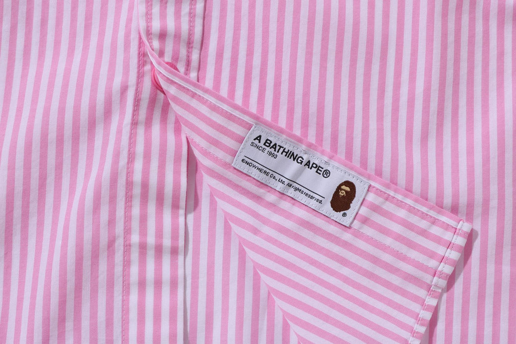 海外並行輸入正規品 COLLEGE STRIPE SHIRT | bape.com シャツ+ブラウス(長袖+七分)
