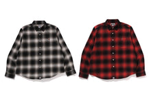 ONE POINT OMBRE CHECK RELAXED FIT LS SHIRT