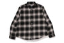 ONE POINT OMBRE CHECK RELAXED FIT LS SHIRT