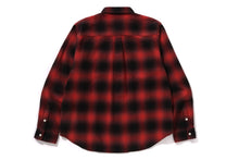 ONE POINT OMBRE CHECK RELAXED FIT LS SHIRT