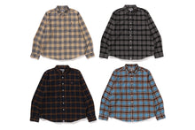 ONE POINT FLANNEL CHECK RELAXED FIT SHIRT