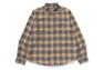 ONE POINT FLANNEL CHECK RELAXED FIT SHIRT