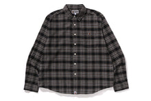 ONE POINT FLANNEL CHECK RELAXED FIT SHIRT