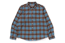 ONE POINT FLANNEL CHECK RELAXED FIT SHIRT