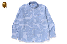 STRIPE CAMO RELAXED FIT SHIRT