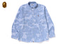 STRIPE CAMO RELAXED FIT SHIRT