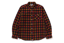 APE HEAD ONE POINT CHECK RELAXED FIT SHIRT