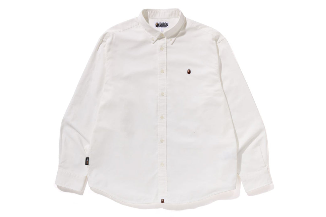 ONE POINT OXFORD LS SHIRT | bape.com