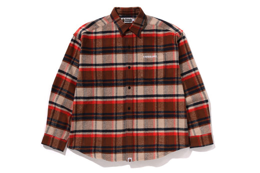 BAPE CHECK FLANNEL SHIRT