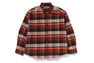 BAPE CHECK FLANNEL SHIRT