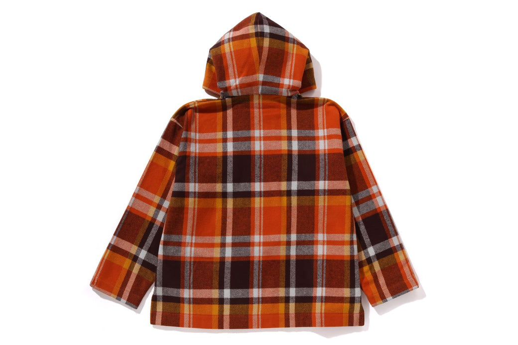 Bape plaid hoodie best sale