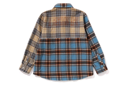 MULTI CHECK FLANNEL SHIRT