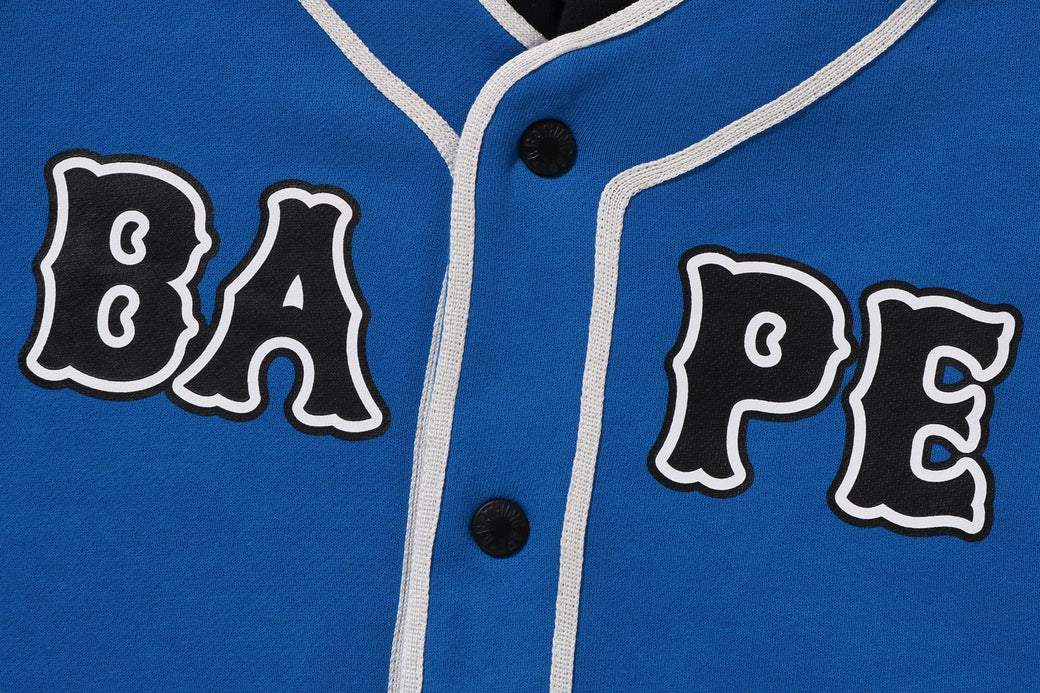 BAPE LOGO LAYERED BASEBALL SWEATSHIRT | bape.com