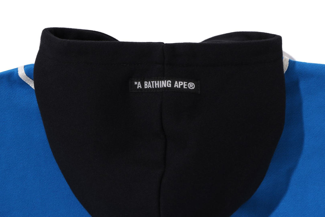 BAPE LOGO LAYERED BASEBALL SWEATSHIRT | bape.com