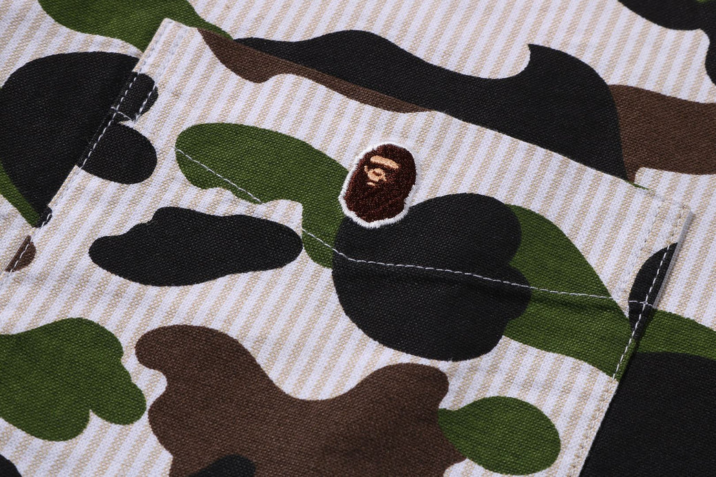 1ST CAMO STRIPE RELAXED FIT LS SHIRT | bape.com