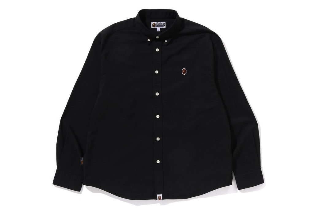 ONE POINT OXFORD LS SHIRT | bape.com