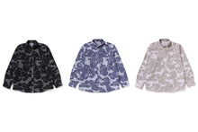 STRIPE CAMO RELAXED FIT SHIRT