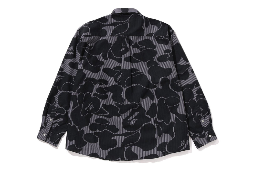 STRIPE CAMO RELAXED FIT SHIRT | bape.com