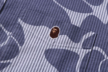 STRIPE CAMO RELAXED FIT SHIRT