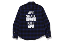 BLOCK CHECK RELAXED FIT SHIRT