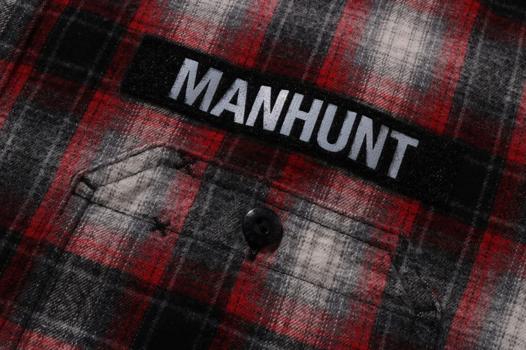 FLANNEL CHECK TACTICAL SHIRT | bape.com
