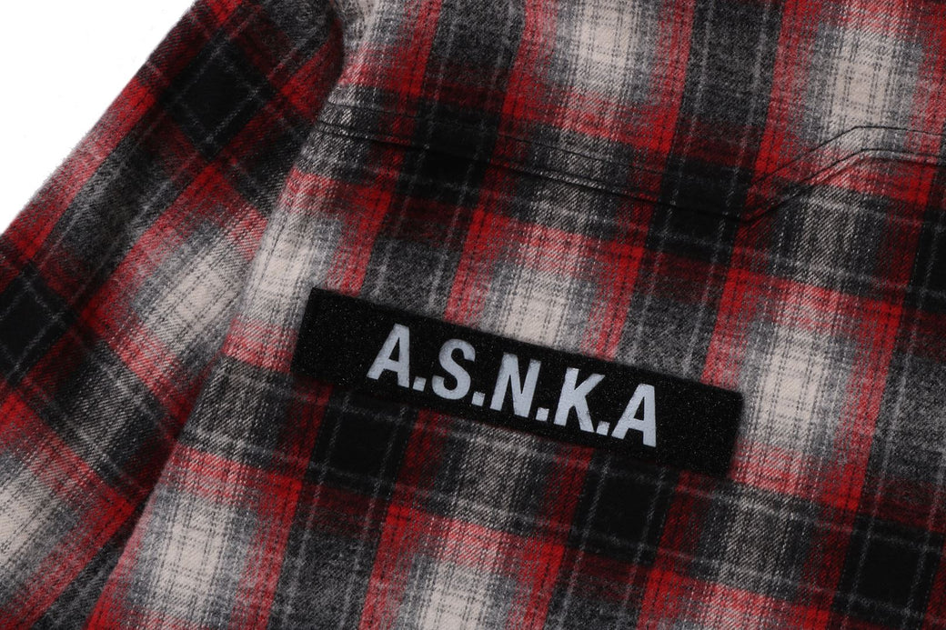 FLANNEL CHECK TACTICAL SHIRT | bape.com