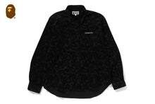SOLID CAMO CORDUROY RELAXED FIT LS SHIRT