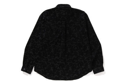 SOLID CAMO CORDUROY RELAXED FIT LS SHIRT