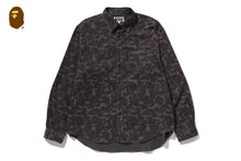 SOLID CAMO CORDUROY RELAXED FIT LS SHIRT