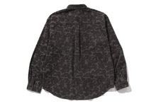 SOLID CAMO CORDUROY RELAXED FIT LS SHIRT