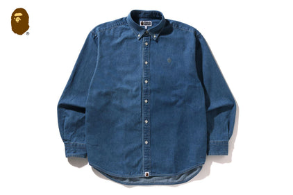 ONE POINT LIGHT WEIGHT DENIM LS SHIRT