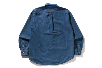 ONE POINT LIGHT WEIGHT DENIM LS SHIRT
