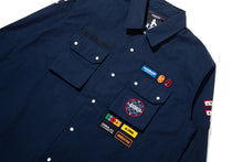 【 BAPE BY KAZUKI KURAISHI 】MULTI PATCH MILITARY LS SHIRT