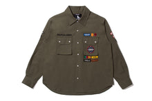 【 BAPE BY KAZUKI KURAISHI 】MULTI PATCH MILITARY LS SHIRT