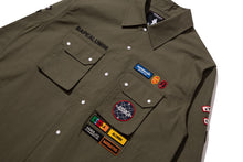 【 BAPE BY KAZUKI KURAISHI 】MULTI PATCH MILITARY LS SHIRT