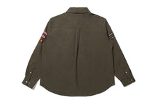【 BAPE BY KAZUKI KURAISHI 】MULTI PATCH MILITARY LS SHIRT