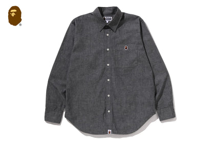 ONE POINT CHAMBRAY SHIRT