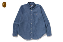 ONE POINT CHAMBRAY SHIRT